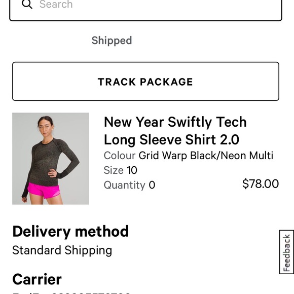 🖤Lululemon NWOT Swiftly Tech Long Sleeve Limited Edition Womens 10 - Picture 7 of 7